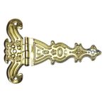 Saç Tek Kuyruklu Menteşe - 69X102 Mm, Büyük, Sarı, 1 Adet