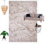 Saçaklı Oturma Odası Halısı Ve Salon Halısı A485BH9 (Kahverengi, 160x230)