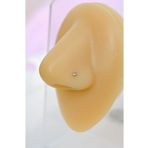 Sacce Scarves & Accessories 316L Çelik Hologram Taşlı Tektaş Hızma Burun Piercingi
