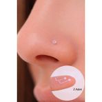 Sacce Scarves&Accessories Antialerjik Bioplast Esnek Şeffaf Silikon 2 Adet Hızma