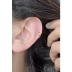 Sacce Scarves&Accessories Düz Halka Tragus Piercing