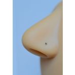 Sacce Scarves&Accessories Gümüş Renk 1.5 mm Çelik Top Hızma Burun Piercingi