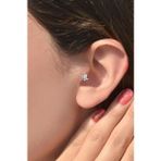 Sacce Scarves&Accessories Mini Kelebek Tragus Piercing Gümüş Renk