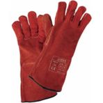 Sacobel Veo F437 Redweld Isıya Dayanıklı Kaynakçı Eldiveni - Kırmızı - 10