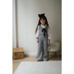 Sacro Kids Kazayağı Kumaş Gömlek - Pantolon - Yelek 3 Lü Kız Çocuk Takım - Çok Renkli - 5 - 6 Yaş