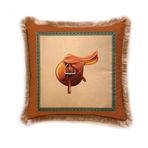 Saddle Desen Yastık - EY253-1 (Kadife Kırlent, Dolgu Boncuk Elyaf, Uluslararası Yıkama Ve Solmama Sertifikası)
