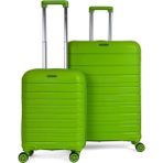 Saddlebag Karbon Pp Seyahat Valizi Horizon Serisi Kırılmaz Bavul, Kabin Boy&Büyük Boy - Fıstık Yeşili