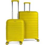Saddlebag Karbon Pp Seyahat Valizi Horizon Serisi Kırılmaz Bavul, Kabin Boy&büyük Boy - Sarı