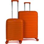 Saddlebag Karbon Pp Seyahat Valizi Horizon Serisi Kırılmaz Bavul, Kabin Boy&Büyük Boy - Turuncu