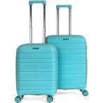 Saddlebag Karbon Pp Seyahat Valizi Horizon Serisi Kırılmaz Bavul, Kabin Boy&orta Boy - Bebe Mavisi