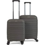 Saddlebag Karbon Pp Seyahat Valizi Horizon Serisi Kırılmaz Bavul, Kabin Boy&orta Boy - Füme