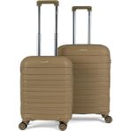 Saddlebag Karbon Pp Seyahat Valizi Horizon Serisi Kırılmaz Bavul, Kabin Boy&orta Boy - Gold