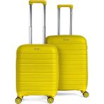 Saddlebag Karbon Pp Seyahat Valizi Horizon Serisi Kırılmaz Bavul, Kabin Boy&orta Boy - Sarı