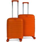 Saddlebag Karbon Pp Seyahat Valizi Horizon Serisi Kırılmaz Bavul, Kabin Boy&orta Boy - Turuncu
