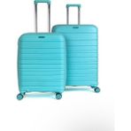 Saddlebag Karbon Pp Seyahat Valizi Horizon Serisi Kırılmaz Bavul, Orta Boy&büyük Boy - Bebe Mavisi
