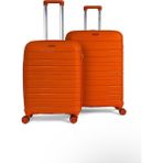 Saddlebag Karbon Pp Seyahat Valizi Horizon Serisi Kırılmaz Bavul, Orta Boy&Büyük Boy - Turuncu