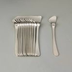 Sade 12'Li Latte Kaşığı - Gümüş - 20,7 Cm