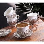 Sade Kahve Fincan Seti, Çeyiz ve Hediye Için Şık Tasarım - Seçenek 1