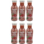 Sade Organik Kızılcık Suyu 250ML 6'lı %100 Doğal Meyve Suyu Koruyucu İçermez - 1,5 lt