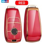 Sadece Kırmızı Kılıf Mercedes Benz E Class W213 E200 E260 E300 E S Sınıfı Gls Gla Anahtar Kılıfı Kabuk Fob Kılıfı Oto Aksesuarları (Yurt Dışından)