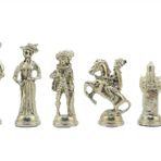 (Sadece Satranç Taşı İsteyene) Gifthome Battal Boy, Metal, İspanyol Figürlü, Parlak Satranç Taşı