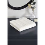Sadem Organik Stripe El ve Yüz Havlusu 50X90 cm - Krem - 50 x 90 cm
