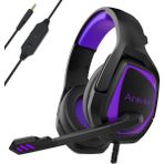 Sades MH602 3,5 mm Kablolu Gaming Headset Siyah Mor (Yurt Dışından) - Siyah - Mor
