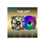 Sades Rainbow Rgb Gaming Oyuncu Bilgisayar Kasa Fanı 120mm