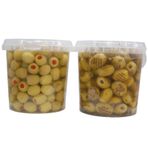 Sadıcım 650 gr Biberli + Izgara 600 gr Pet Kavanoz Yeşil Zeytin