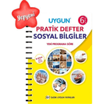 Sadık Uygun Yayınları 6.Sınıf Sosyal Bilgiler Pratik Defter