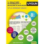 Sadık Uygun Yayınları 8. Sınıf İnkılap Tarihi ve Atatürkcülük Din Kültürü ve Ahlak Bilgisi 10 lu Deneme Sınavı