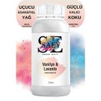 Saey Vanilya Lavanta Esansiyel Uçucu Koku Yağ Buhurdanlık Yağı Difüzör Esansı Hobi Esans 250ml