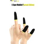 Saez Pubg E-Spor Mobile 2 Çift 4 Adet Ultra Hassasiyet - Beyaz-Sarı-Siyah Parmak Eldiveni