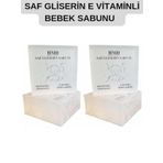 Saf Gliserin Baby Bebek Sabunu x 2 Ad. E Vitaminli Nemlendirici,temizleyici %100 Doğal Bitkisel Şeffaf