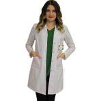 Safa Forma Klasik Yaka Kadın Önlüğü Beyaz