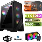 Şafak-Gaming Pc Ddr5-Rtx 5050 8gb -Ryzen 5 7500F – 64 GB Ddr5 Ram – 1 Tb M.2 SSD 5000 4000 – 240MM Sıvı Sogutma -Windows 11 Pro - 64GBRAM