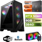 Şafak-Gaming Pc Ddr5-Rtx 5060 8gb -Ryzen 5 7600X – 32 GB Ddr5 Ram – 1 Tb M.2 SSD 5000 4000 – 240MM Sıvı Sogutma -Windows 11 Pro- - 32GBRAM