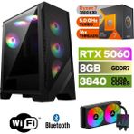 Şafak-Gaming Pc Ddr5-Rtx 5060 8gb -Ryzen 7 7800XD – 64 GB Ddr5 Ram – 1 Tb M.2 SSD 5000 4000 – 240MM Sıvı Sogutma -Windows 11 Pro- - 64GBRAM