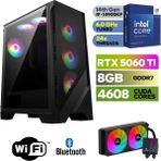 Şafak-Gaming Pc Ddr5-Rtx 5060Tİ 8gb -Intel I9 14900KF – 32 GB Ddr5 Ram – 1 Tb M.2 SSD 5000 4000 – 240MM Sıvı Sogutma -Windows 11 Pro - 32GBRAM
