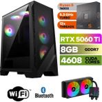 Şafak-Gaming Pc Ddr5-Rtx 5060Tİ 8gb -Ryzen 5 7600X – 32 GB Ddr5 Ram – 1 Tb M.2 SSD 5000 4000 – 240MM Sıvı Sogutma -Windows 11 Pro - 32GBRAM
