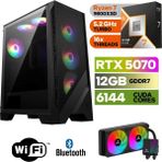 Şafak-Gaming Pc Ddr5-Rtx 5070 12GB -Ryzen 7 9800XD – 32 GB Ddr5 Ram – 1 Tb M.2 SSD 5000 4000 – 240MM Sıvı Sogutma -Windows 11 Pro- - 32GBRAM