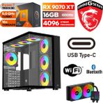 Şafak-Gaming Pc Ddr5 -Rx 9070XT 16 GB – Ryzen 7 7800X3D – 32GB -64GB Ddr5 Ram – 1 Tb M.2 SSD - Sıvı Sogutmalı - Windows 11 Pro - 64GBRAM