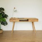Şafak Mobilya Ahşap Basic Model Rustik Masif Çalışma Masası - 120 x 50