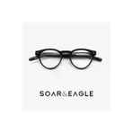 Safari 100202 Vintage Tarz Siyah Çerçeve Gözlük – Unisex Retro Model