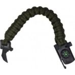 Safari Paracord Pusulalı Haki Bileklik