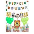 Safari Temali Doğum Günü Parti Set Süsü Balon Set