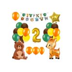 Safari Temali Doğum Günü Yaş Balon Zincir Set, 2