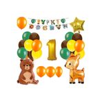 Safari Temali Doğum Günü Yaş Balon Zincir Set, 5