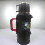 Safe Paslanmaz Çelik Termos - 1.8 Litre - 5 Farklı Renk Seçeneği - Siyah - Kırmızı