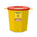 Safell Tıbbi Atık Kovası 1.3 Litre - Tıbbi Atık Kutusu - 2 Adet